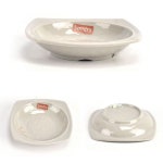 상상마켓멜라민 앞접시 반찬그릇 나눔접시 16.6x16.6cm 12호 : 돌아가다