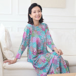 할머니잠옷 60대 엄마옷 홈웨어 원피스 할머니옷 8553 : 쉬즈마담