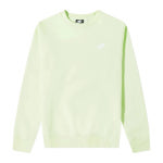 나이키 클럽 크루 기모 맨투맨 BV2662-383 파스텔 라임 : 일오구 구매대행