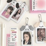 투명 포토 카드 홀더 키링 아이돌 포카 홀더 키링 사진 : hayeon621