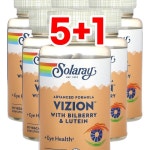 [5+1] 솔라레이 어드밴스드 포뮬라 비젼 블루베리 루테인 90베지캡슐 : 웰스히어로