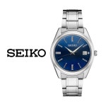 세이코 SEIKO 에센셜 블루 남성 메탈 클래식 손목시계 SUR309 : 주식회사 니치마켓