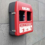 위라이즈 방수 2구 소화기보관함 방수형 소화기덮개 비상소화전함 : 위라이즈