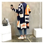 맨스토리 / 옆트임 오버핏 퍼즐 남자 겨울 롱 가디건913472 : GLOWBOX-1