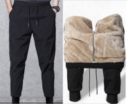 남성융털바지 방한바지 겨울팬츠 기모바지 방한복 아웃도어 건설현장 현장근무복 수산시장 : 보민트레이딩