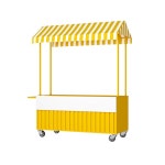 플리마켓 매대 전시대 가판대 노점상 행사 가판대 야시장 진열대 노점 이동식 플리 : 율동마켓