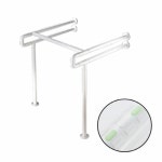 화장실안전바 화장실안전손잡이 세면대 장애인 손잡이 ABS 화이트 : 쓰리마트