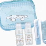 가누웍스 캐릭터 트래블 세트 블루 이너백 키트 간편보관 화장품가방 : 가누폴더