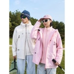 여성 바람막이 봄가을 아웃도어 방풍 방수 트리플 커플 등산복 점퍼 I92Z300 BJ-J7009 래디언트 나이트 블랙 S : 템퍼티샵