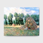 클로드 모네 Claude Monet 여름 끝의 건초더미 세계명화 40x33cm 풍경 인상주의 후기 인상주의 프랑스 : 아트스코