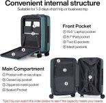 한케 20인치 기내용 캐리어 TSA락 내장 노트북수납 하드케이스 H9850 : 더봄04