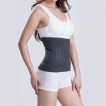 니트 보온복 방한 그레이 허리 복대 부드러운 온도조절 웜 보호대 : 열번째