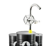 주유기 드럼통 워터 자바라 기름 자동 급유기 주입 펌프 : 별나라상회5