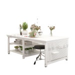 공장 작업대 2m 실험실 책상 단층 물류센터 A. B 6 레그 3 층 길이 180 너비 8 : 제제코크