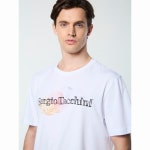 SERGIO TACCHINI 25 RIN T-SHIRT (STS25M51146-BRILLIANT WHITE) (린 반팔 티셔츠) : 머니버그스토어