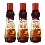 백설 100 통참깨 참기름 320ml 3개 식사 한식 분식 일식 회식 집밥 : 달콤상회02