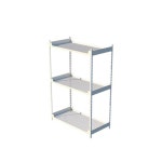 LR조립 앵글식 3단 선반장 베란다 소품정리 철제 메탈랙 수납가구 견고한스틸본체 : 론리테일