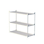 LR3단 스틸 선반장 튼튼한 철제 수납장 주방 거실 정리선반 앵글조립 깔끔정돈 메탈랙 : 론리테일