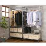 조립식 무볼트 튼튼한 이동식 드레스룸 헹거 옷걸이 행거 철제 : 언니셀렉