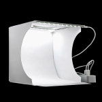 EVERYBOX 포터블 LED 포토박스 듀얼라이트 22x23cm 사진촬영소품 : EVERYBOX