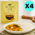 오뚜기 제주 담음 흑돼지 즉석 카레 4개 간편 조리식 : 하이브마켓스토리