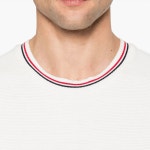 톰브라운 반팔 티셔츠 와플 리브 남성 MJS287A J0216 113 : 로우나명품