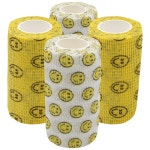 이티씨몰 자가점착 밴드 10cm 압박붕대 패턴 스마일 2종 스마일 옐로우 스마일화이트 3 1 : 서호다산