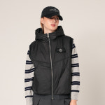 볼마커 와펜 패딩 베스트 BLACK : 몽버디골프