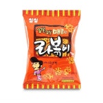 싱싱 라볶이 꼬불꼬불 매콤한 과자, 50g, 1개 : 소나무마켓몰