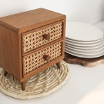 감성 인테리어 왕골 식탁매트 짚 공예 식탁 깔개 핸드메이드 타원형 라탄 테이블 매트 : 다이렉트스토어