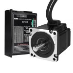 YEJMKJ Nema 34 폐쇄 루프 스테퍼 모터 키트 (폐쇄 루프 스테퍼 드라이버 포함) 2상 1.8° 고토크 5.2Nm(736.38oz·in) 바이폴라 6.4A 0.... 