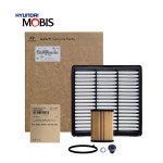 팰리세이드 하이브리드 순정오일필터 모빌 합성유 2종세트 5L : 붕