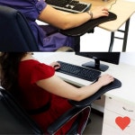 pc 장식 의자 책상 팔걸이 마우스패드 거치대 받침 : 초롱마트231