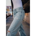 [국내] 자라 ZARA JEANS TRF WIDE LEG 디스트로이드 TIRO - 라이트 블루 5252/224/406 3362505 : 리즌투바이