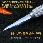 수박카빙 샤토아니프 과일 조각 발골칼 야채 모양내기 곡과도 푸드 옐로우 60 이하 6.8cm : 식스엠