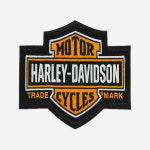 트레이드마크 바앤실드 미디엄 엠블럼 ORANGE : 할리데이비슨 온라인스토어