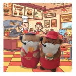 [정품] 우소우소짱 햄버거 인형 냠냠버거 감자튀김 27cm : 돌베이커리