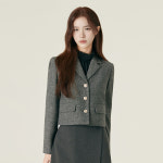 로엠 크롭 울자켓 RMJKF4VR53 : roem