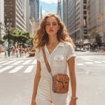 여성 남성용 소형 메신저백 가죽 크로스바디 백, 카드 슬롯이 있는 빈티지 숄더 지갑 Grained Black : 마이리틀자이언트