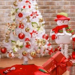 더진정 노엘인형 화이트트리세트 120cm 겨울나무트리 : 더진정추천샵