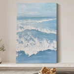 추상화 모던액자 파도 유화 물 아트군성 감성 : 옥직구1