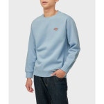 DICKIES 플리스 OX 칼라 로고 릴렉스드 크루넥 Ashley Blue 296462 : EOOE STORE