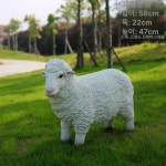 양모형 야외 양조형물 농장 대형 조경 정원 장식 동물 정원장식 펜션 조각상 꾸미기 목장 : 벨루아샵