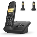 GigaSET 세트 A270A Analog/Dect TelephONE 오네 Caller Id BLACK 블랙, L36852-H2832-B111 237466 : 트립앤홈