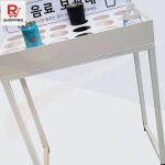 다리형 보관대 테이블형 커피 데칼 대형 프레시 펄화이트 창작 : 지동리