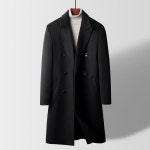 남성 울 롱 코트 자켓 WOOL 정장 재킷 모직 더블브레스트 슬림 인기남 패션 : 유럽빠쑝