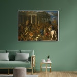 니콜라 푸생 Nicolas Poussin 성전 파괴 세계명화 40x30cm 종교 르네상스 역사화 프랑스 : 아트스코