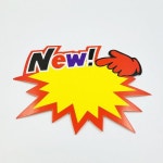 따봉 신상품 홍보 종이 배너 10개 세트 : 디더블유넷주식회사