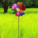 캠핑장 정원 장식용 바람개비 홀로그램 조립식 : 해삐아우라