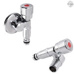 배관 연결 슬림 밸브 1구 세탁기 수전 수도꼭지 온수 납작 : 예마니